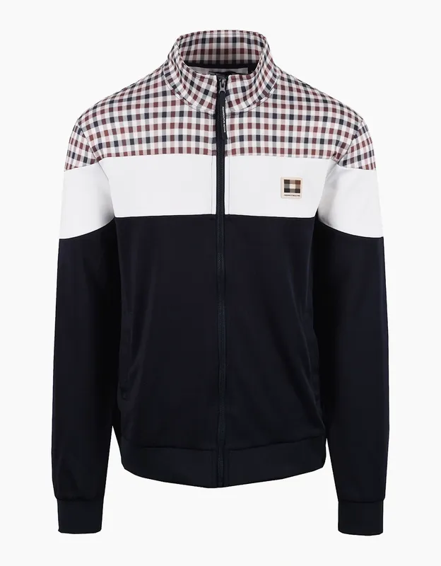 Aquascutum Shoulder Track Jacket - Navy