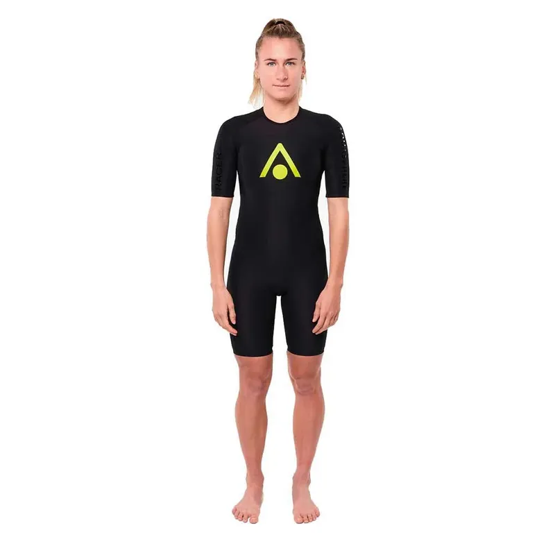 Aquasphere Racer Speed Woman Short Sleeve Shorty Black / Black L Women