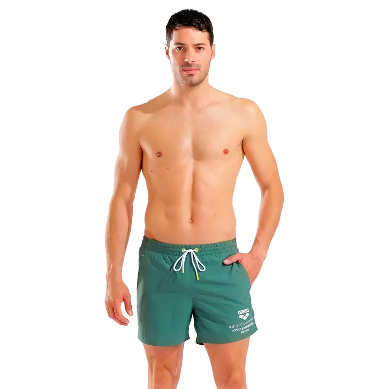 Arena Graphic Beach Swimming Shorts Sage XL Men