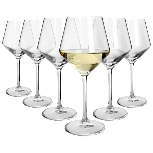 Argon Tableware 460ml Soho Crystal White Wine Glasses - Pack of 6