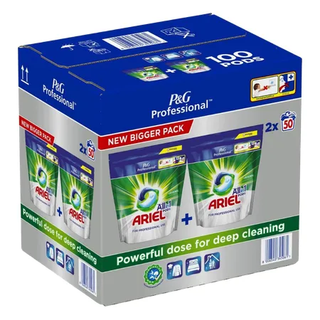 Ariel All-In-1 P&G Professional Original Laundry Pods - 2 x 50 pcs
