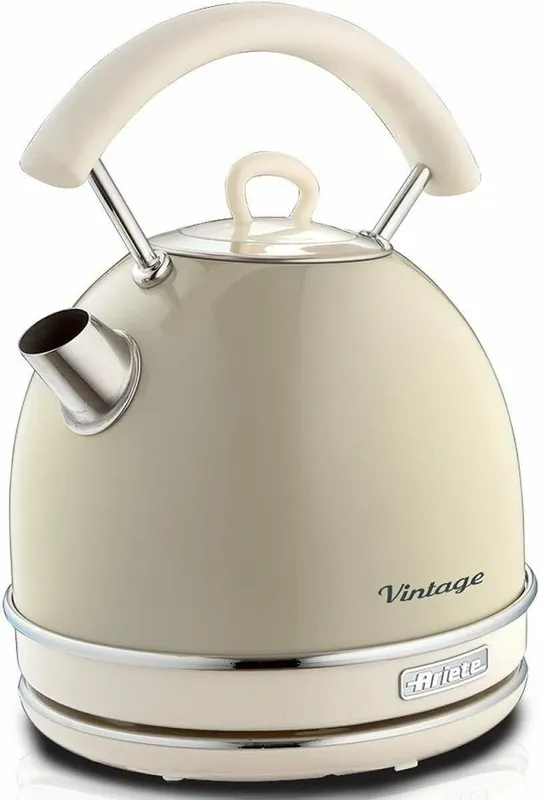 Ariete Vintage 1.7L Dome Electric Kettle Cream 1.7L