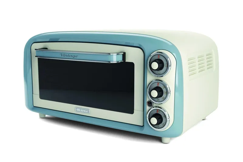 Ariete Vintage style Mini Oven, 18 Litre in Blue Blue