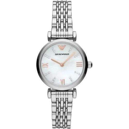 Armani Womens Ladies Ar11204 Watch - Silver Stainless Steel - One Size