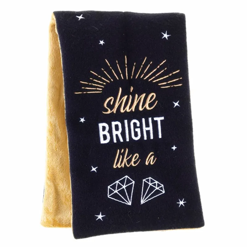 Aroma Home Microwavable Body Wrap - Shine Bright in Black - Black - Size: One Size