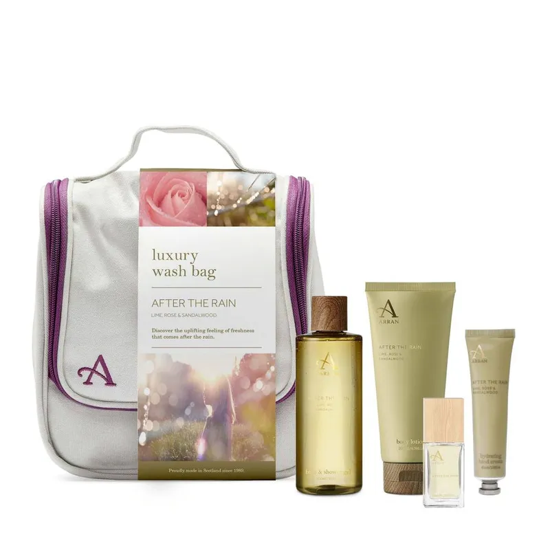 Arran Sense of Scotland Arran After The Rain Luxury Wash Bag