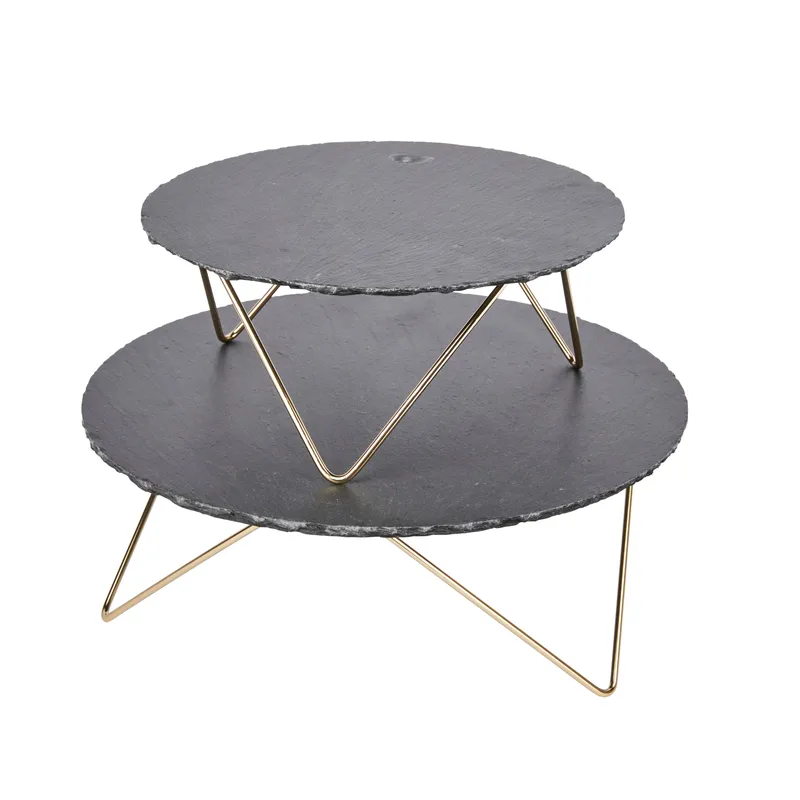 Artesa 2 Tier Slate Serving Platter