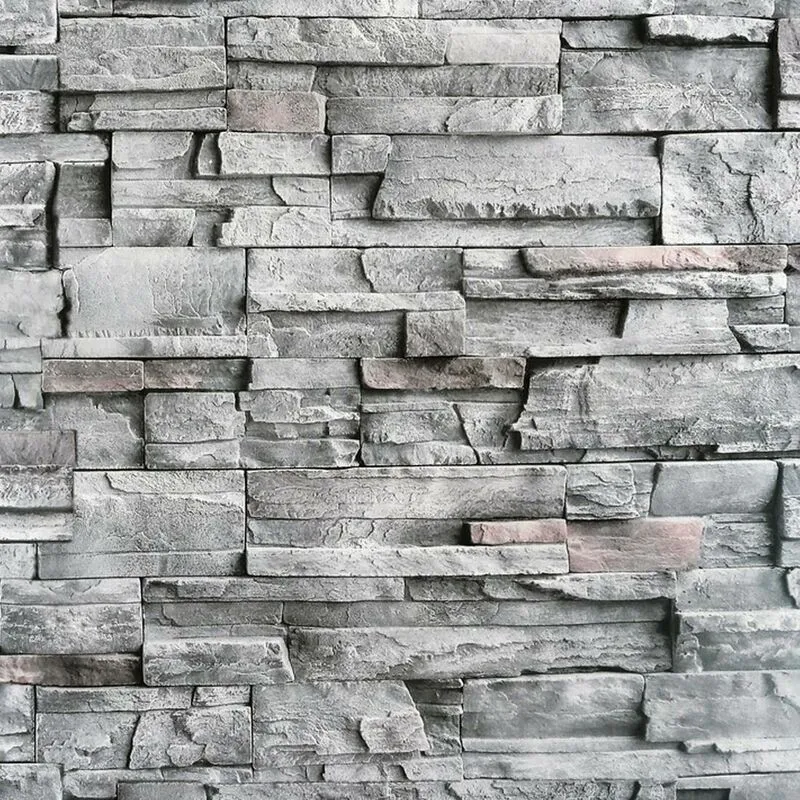 Arthouse Slate Wall Wallpaper in Grey Grey