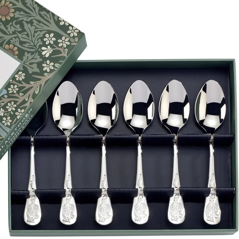 Morris & Co by Arthur Price Blackthorn Box of 6 Teaspoons