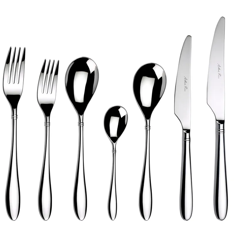 Arthur Price Unisex Signature 'Henley' Stainless Steel 84 Piece 12 Person Boxed Cutlery Set in Silver Silver female