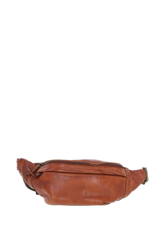 Ashwood Leather Unisex Real Leather Bum Bag in Tan - Tan