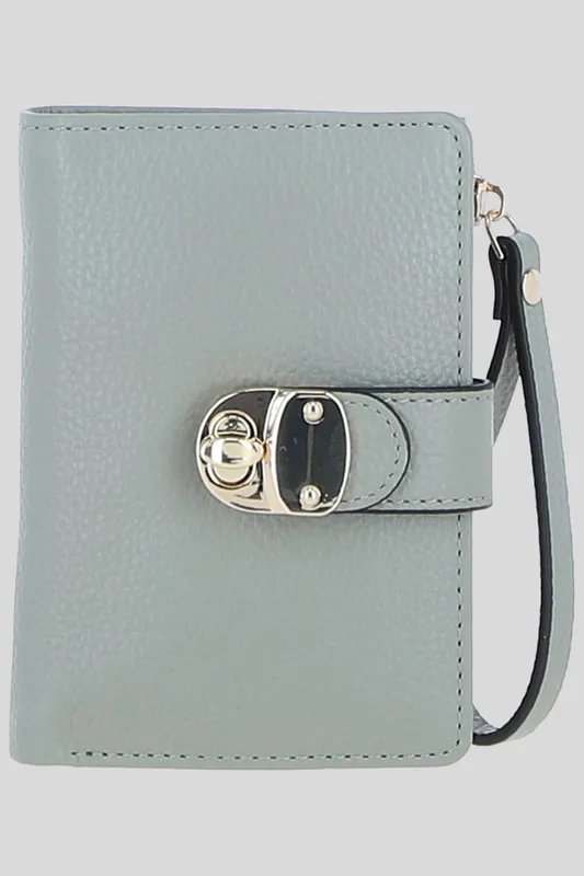 Ashwood Leather Women's 'Amarella' Real Leather Purse in Olive - Olive