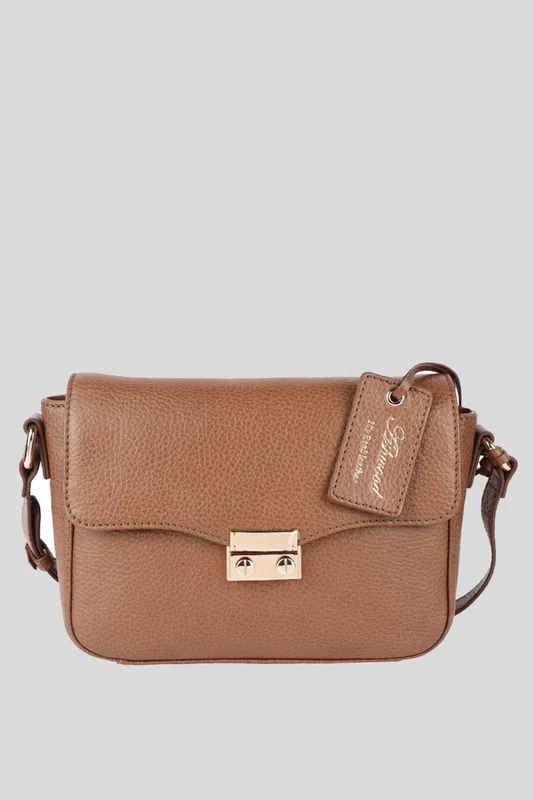 Ashwood Leather Women's 'Elegance' Leather Cross Body Bag in Tan Tan One Size