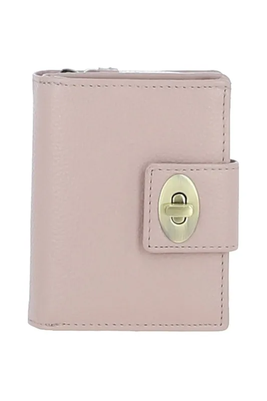Ashwood Leather Women's Elegant Real Leather Purse in Beige Beige female