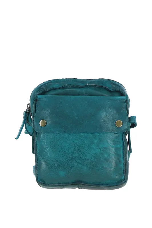 Ashwood Leather Women's Real Leather Cross Body Bag in Teal - Teal