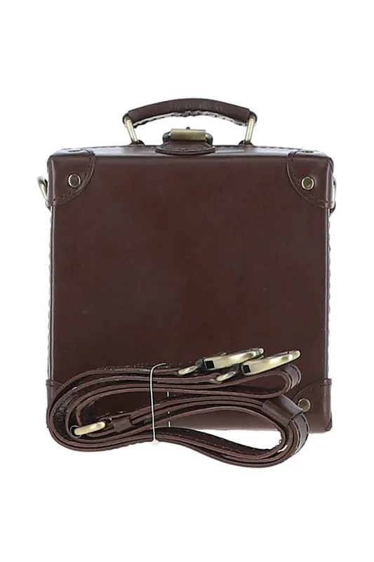 Ashwood Leather Women's Real Leather Trinket Box in Brown Brown