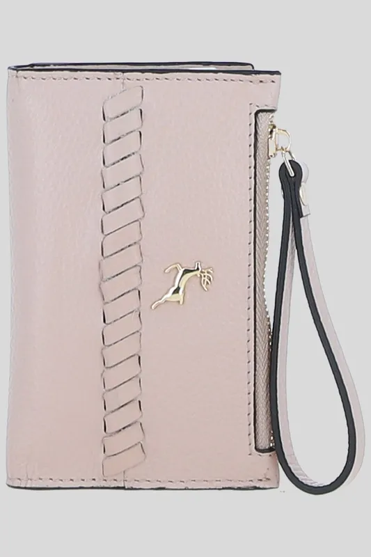 Ashwood Leather Women's 'Vivienna' Real Leather Purse in Beige Beige