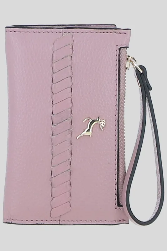 Ashwood Leather Women's 'Vivienna' Real Leather Purse in Rose - Rose