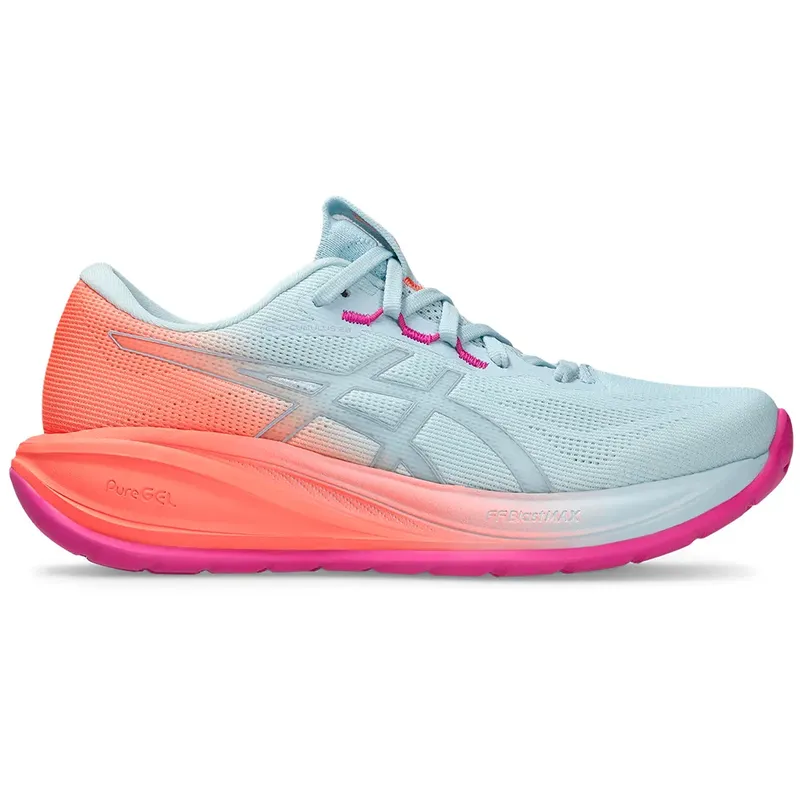Asics Gel-cumulus 28 Running Shoes Sky / Sun Coral UK 7 Women