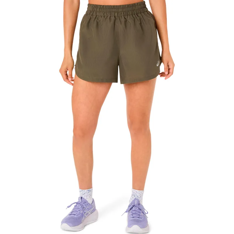Asics Nagino 4in Run Running shorts Women-green - green - Size: Medium