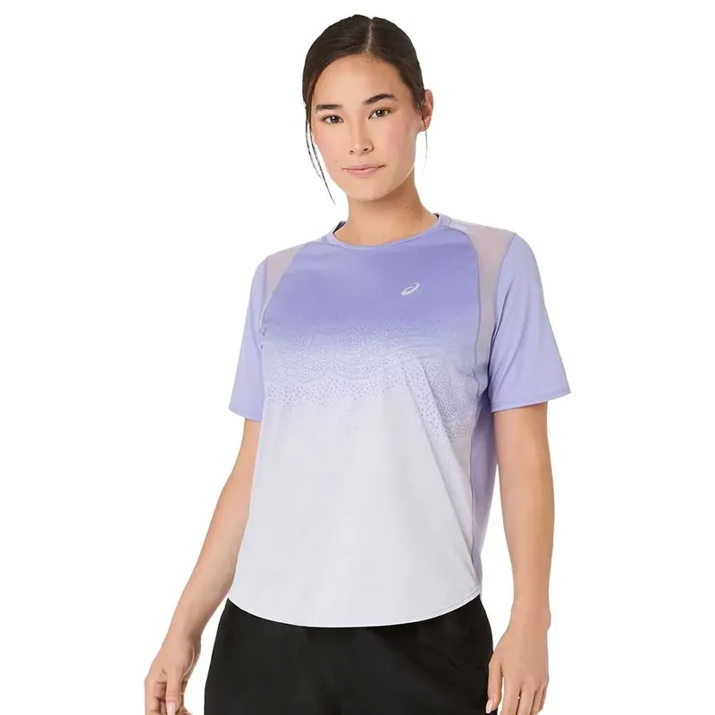 Asics Road Fade Running shirt Women-blue - blue