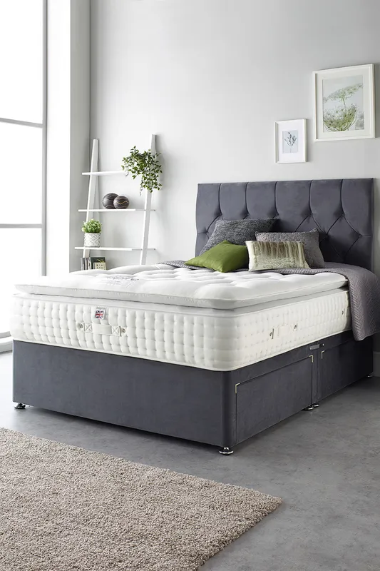Aspire Alpaca Silk 5000 Pocket Pillowtop Mattress in White Size: Super King White Super King