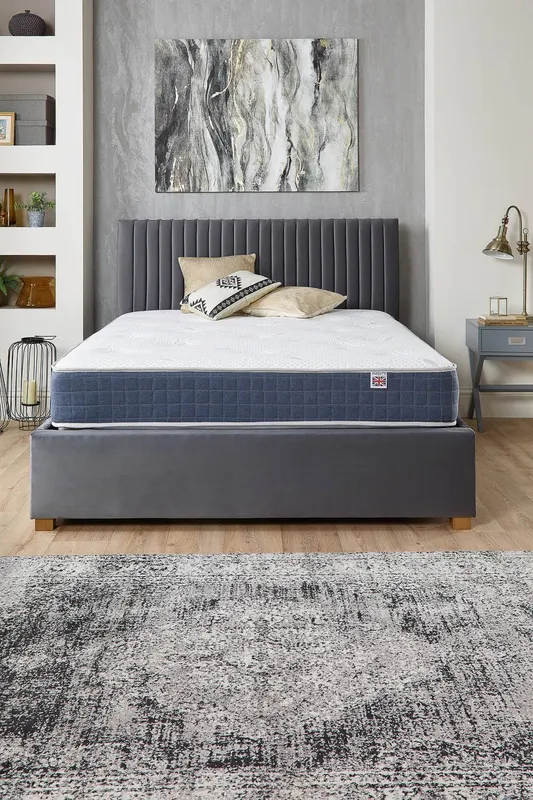 Aspire Unisex Cashmere Duo Season Pocket+ Mattress in White Size: King White King female