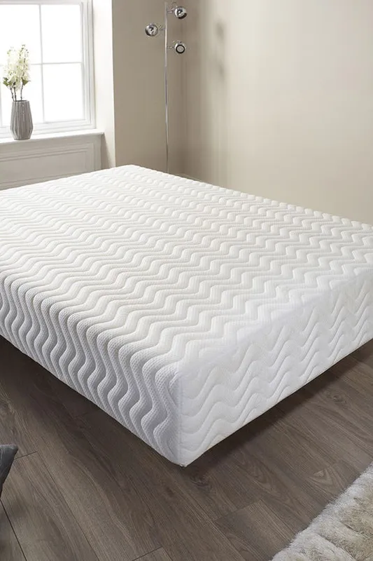Aspire Unisex Cool Blue Relief Mattress in White Size: Small Double White female