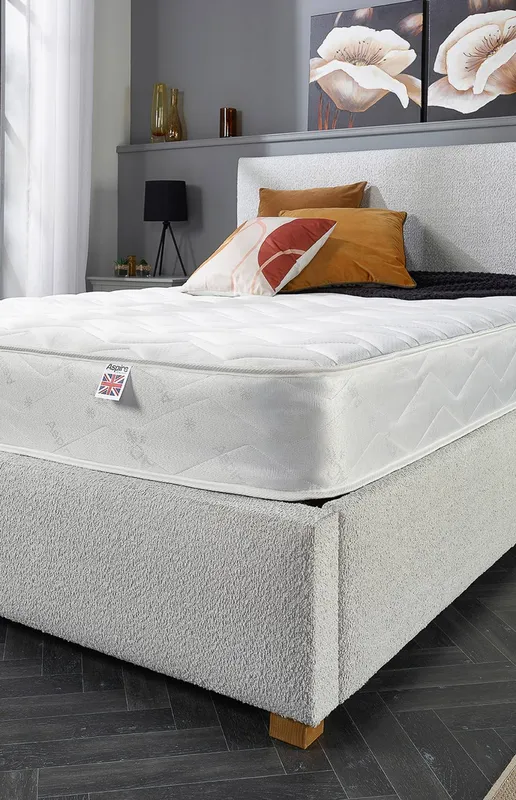 Aspire Double Comfort 8" Memory Rolled Mattress in White - White