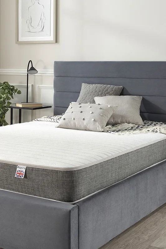 Aspire Pocket+ 1000 Mattress in White Size: Small Single White Small Single