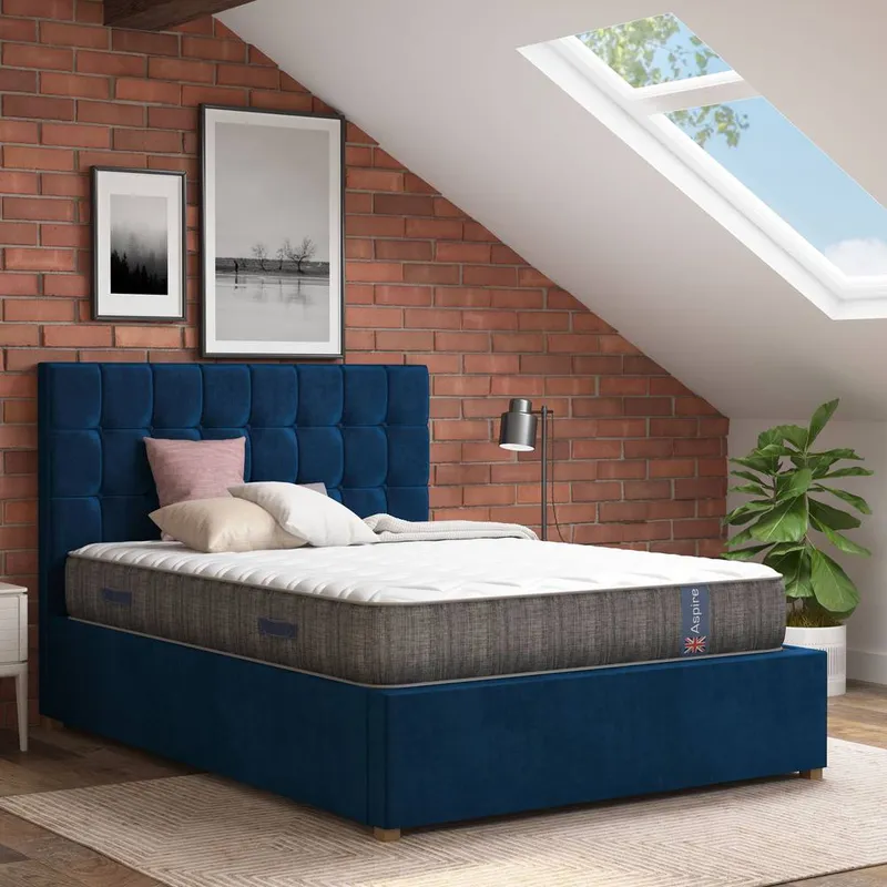 Aspire Pressure Relief Pocket+ Memory Mattress in White Size: King - White