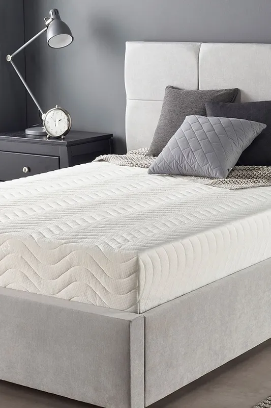 Aspire Total Relief Memory Foam Mattress in White Size: Small Single - White - Size: Small Single