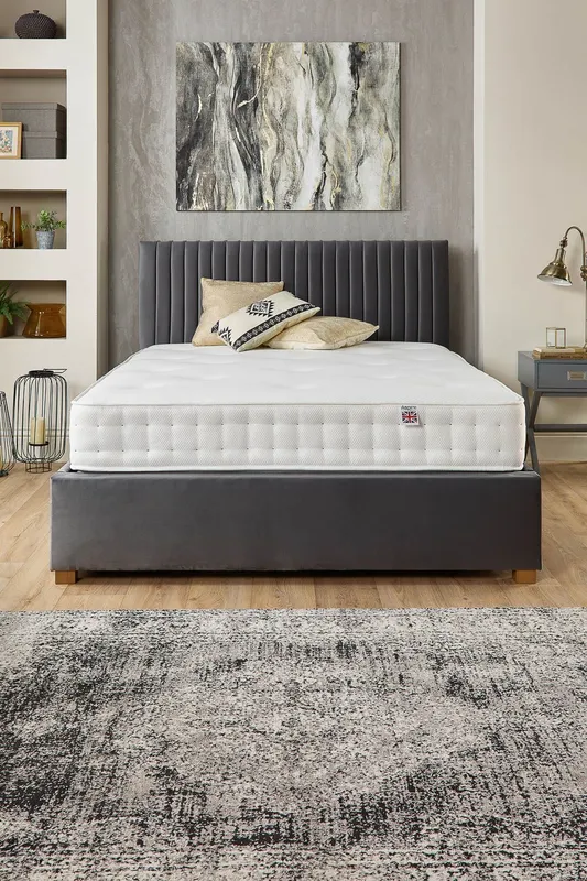 Aspire True Hybrid Natural & Memory Pocket+ Mattress in White Size: Small Double White Small Double