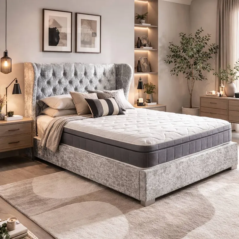 Aspire CloudRest Pocket Hybrid Euro Top Mattress Medium Comfort 23cm in White Size: Small Single White Small Single