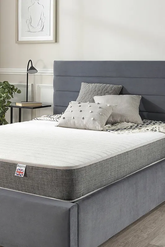 Aspire Unisex Pocket+ 1000 Mattress in White Size: Double White female