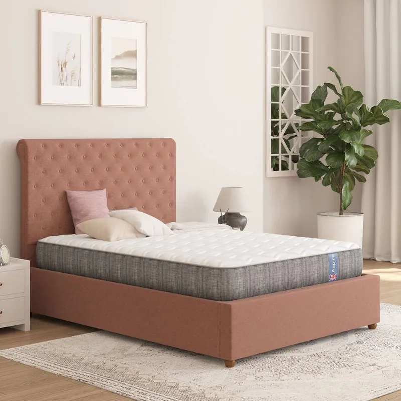 Aspire Quad Layer Pocket Sprung Mattress in White Size: Small Double - White