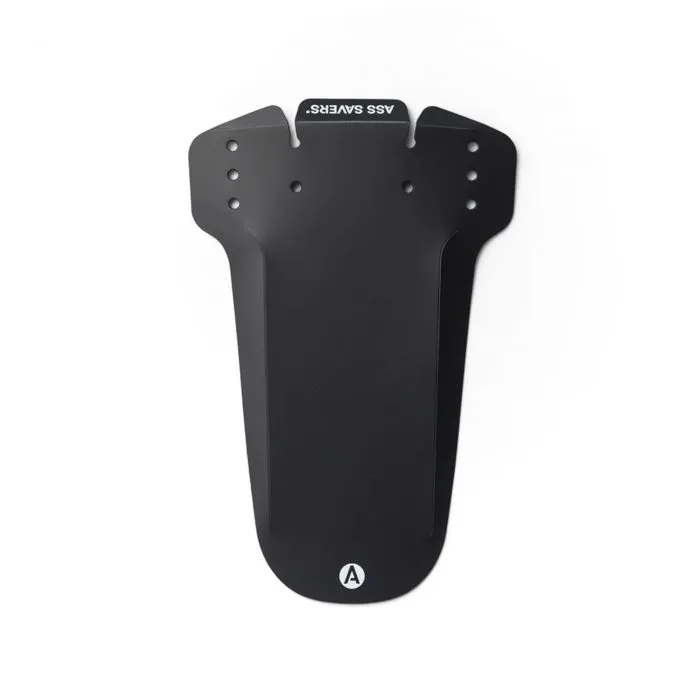 Ass Savers Mudder Regular Front Mudguard - Black