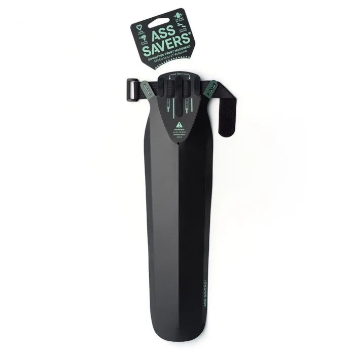 Ass Savers Speed Mullet Regular Front Mudguard - Black