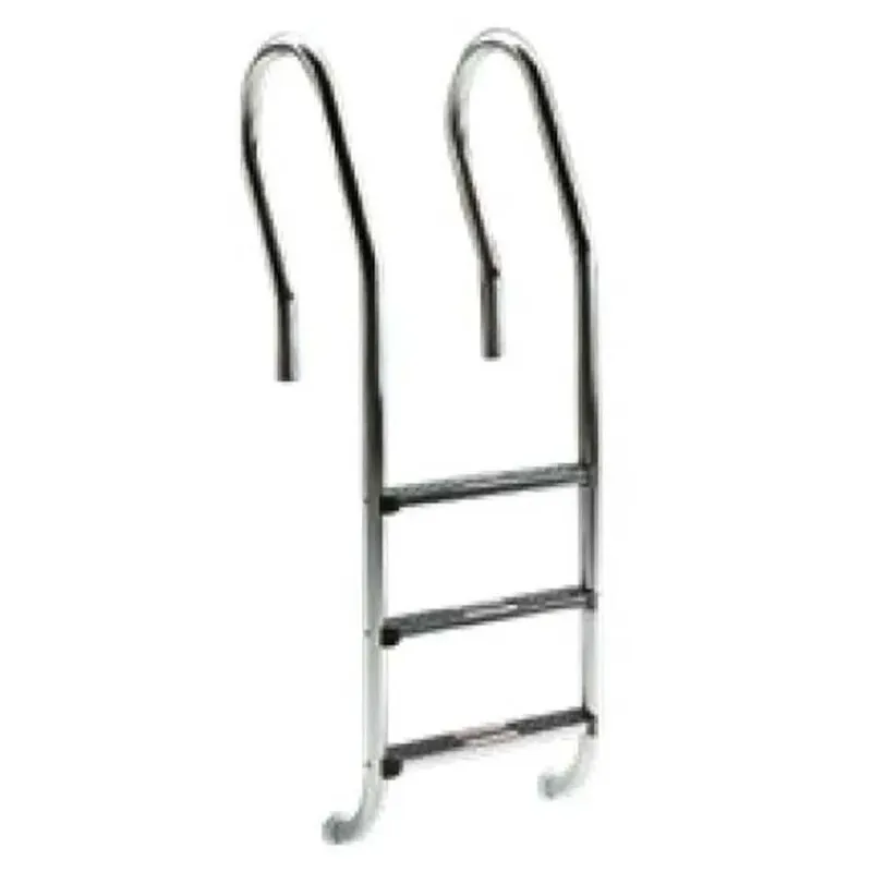 Astralpool Mixto Aisi304 Pool Ladder 2 Steps Inox / Black One Size unisex