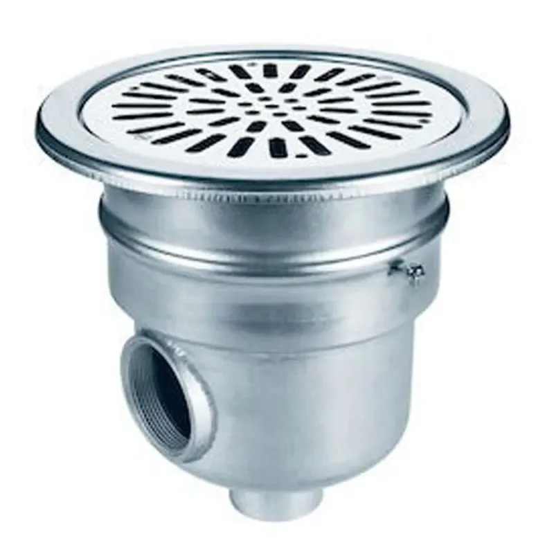 Astralpool Stainless Steel 00268 Aisi316 Circular Pool Drain Lateral 2´´ Outlet Grey One Size unisex