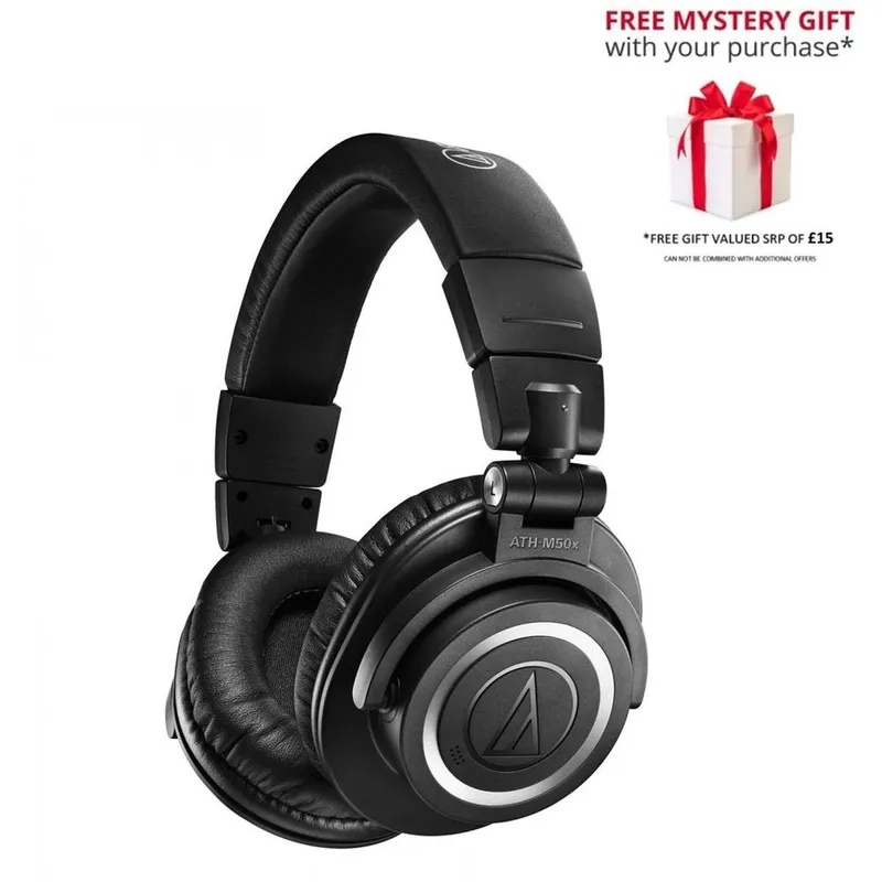 Audio Technica Unisex Ath-M50xBT2 Bluetooth Headphones in Black Black female