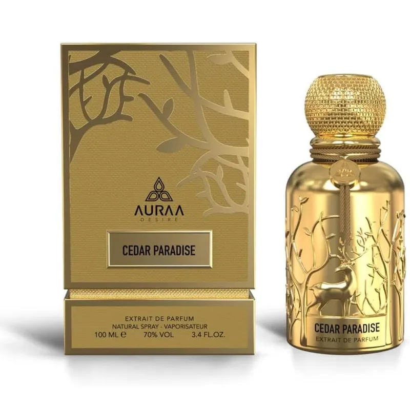 Auraa Desire Cedar Paradise 100ml Extrait de Parfum in Clear - Clear - Size: 100ml