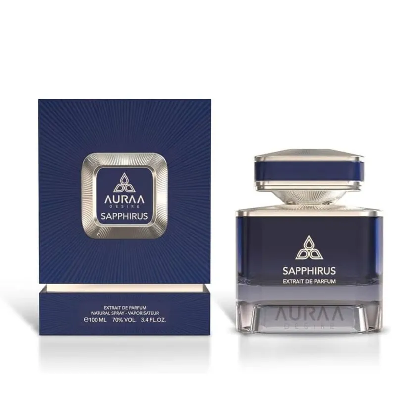 Auraa Desire Men's Sapphirus Extrait De Parfum 100ml For Men in Clear Clear