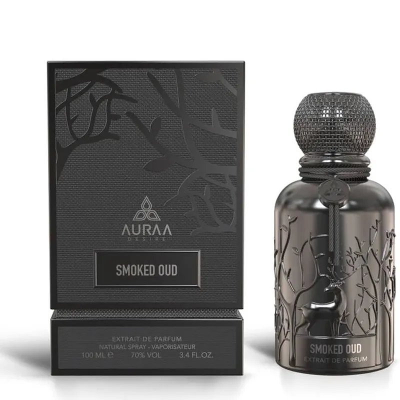 Auraa Desire Smoked Oud Extrait de Parfum 100ml in Clear - Clear