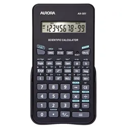 Aurora AX-501 Scientific Calculator 131 Functions with Case Black