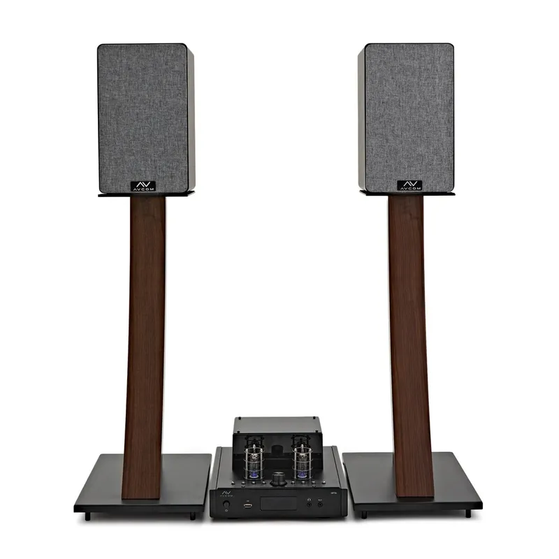 Avcom 2.0 Vintage Style HiFi System Builder Walnut