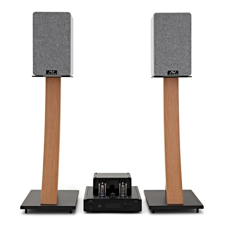 Avcom 2.0 Vintage Style HiFi System Builder White
