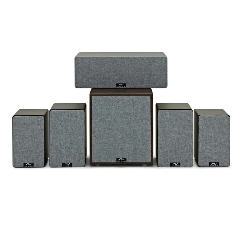 Avcom 5.1 Speaker Bundle Walnut