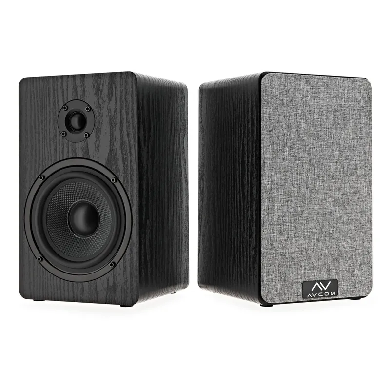 Avcom 5" Bookshelf Speaker Pair Black