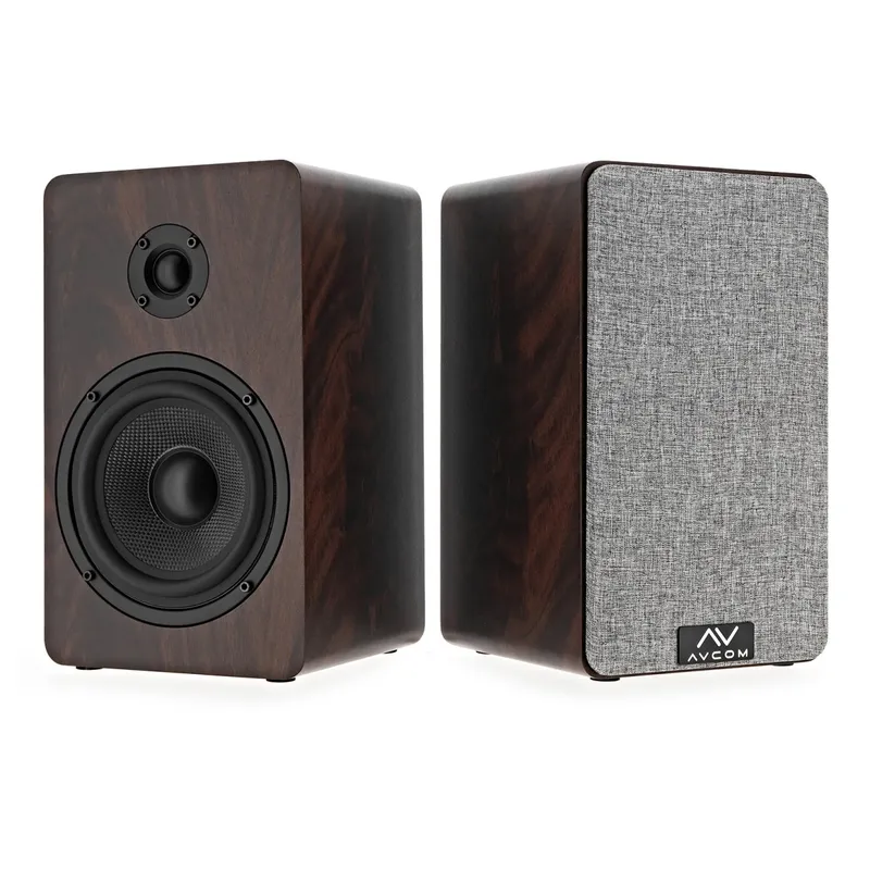 Avcom 5" Bookshelf Speaker Pair Walnut